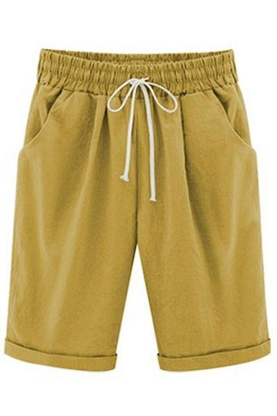 Women's High Rise Loose Drawstring Summer Shorts-Omni Prime Goods