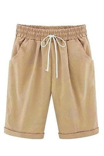 Women's High Rise Loose Drawstring Summer Shorts-Omni Prime Goods