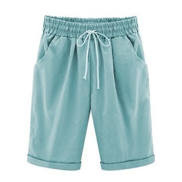 Women's High Rise Loose Drawstring Summer Shorts-Omni Prime Goods