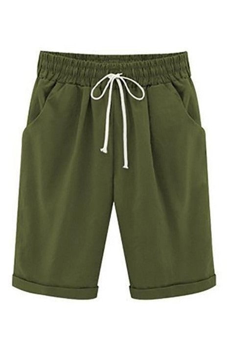 Women's High Rise Loose Drawstring Summer Shorts-Omni Prime Goods