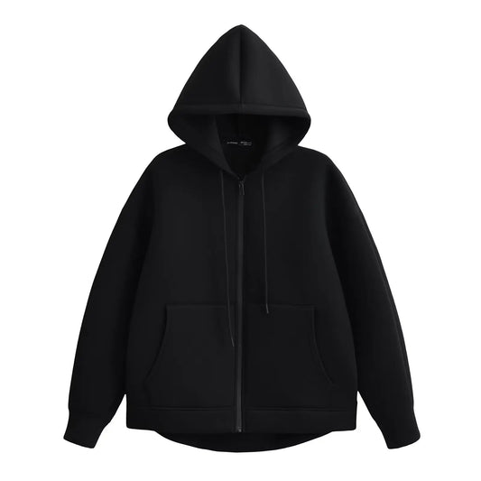 Women's Hooded Zip-Up Casual Sweater-Omni Prime Goods