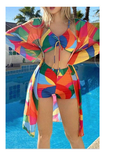 Women's Lightweight 3 Piece Bikini Set - Summer Beach Swimwear-Omni Prime Goods