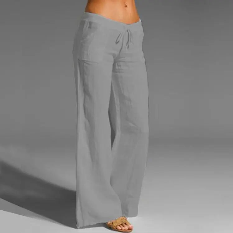 Women's Linen Trousers – Effortless Comfort and Chic Summer Style-Omni Prime Goods