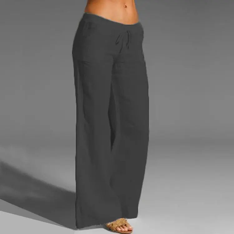 Women's Linen Trousers – Effortless Comfort and Chic Summer Style-Omni Prime Goods