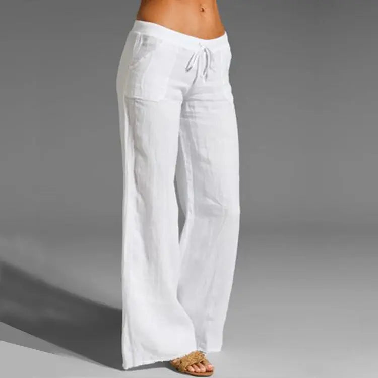 Women's Linen Trousers – Effortless Comfort and Chic Summer Style-Omni Prime Goods