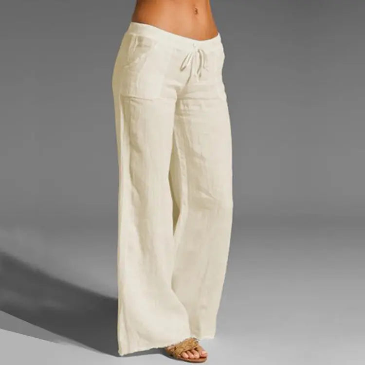 Women's Linen Trousers – Effortless Comfort and Chic Summer Style-Omni Prime Goods