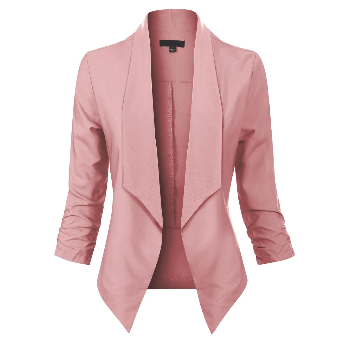 Women's Long Sleeve Open-Front Blazer-Omni Prime Goods