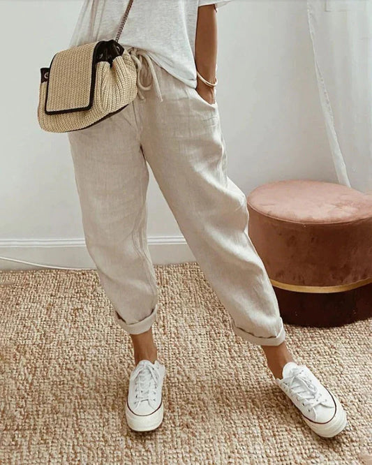 Women's Loose-Fit Casual Pants-Omni Prime Goods