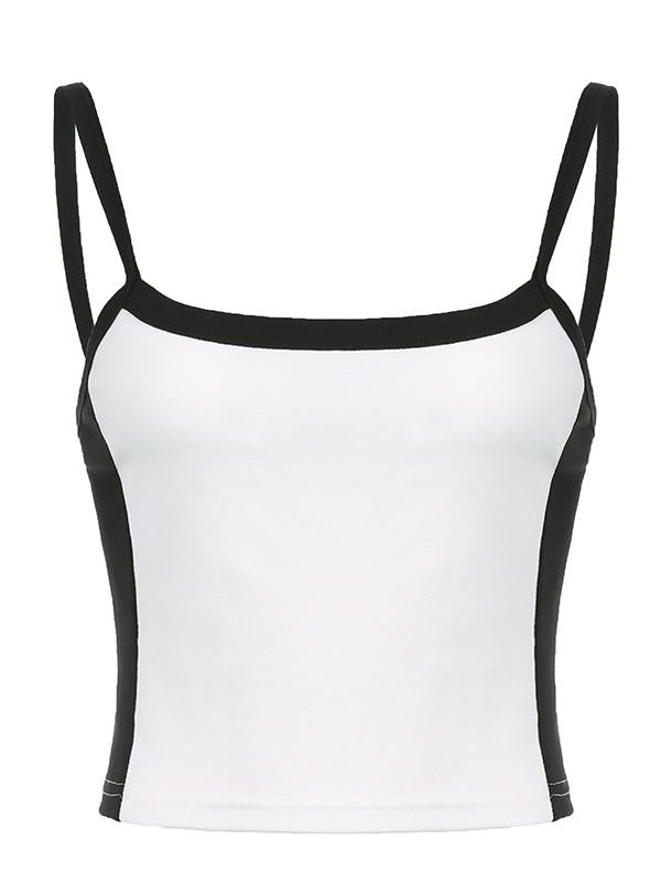 Women's Ribbed Stripe Scoop Neck Top-Omni Prime Goods