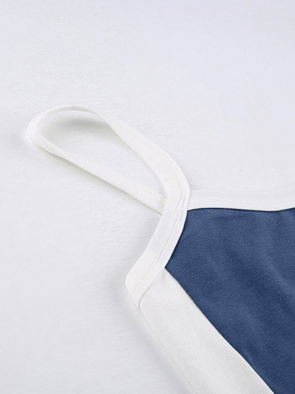 Women's Ribbed Stripe Scoop Neck Top-Omni Prime Goods