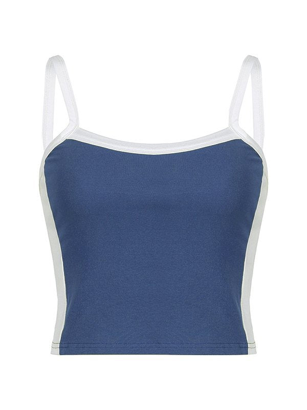 Women's Ribbed Stripe Scoop Neck Top-Omni Prime Goods