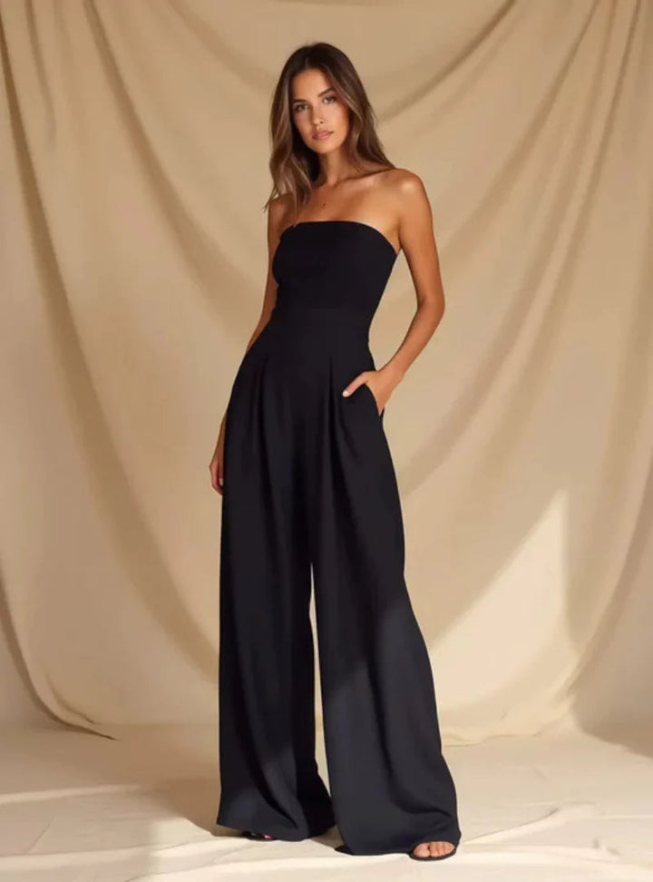 Women's Sleeveless Wide Leg Summer Jumpsuit-Omni Prime Goods
