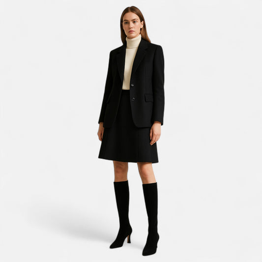 Women’s Slim-Fit Over-the-Knee Heeled Boots-Omni Prime Goods