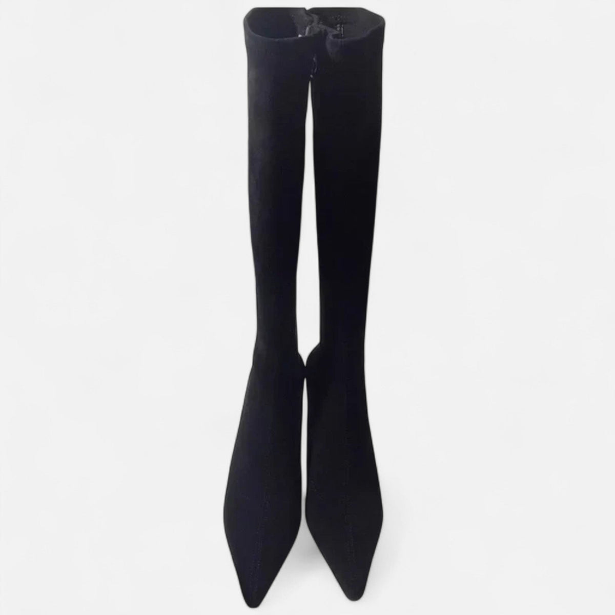 Women’s Slim-Fit Over-the-Knee Heeled Boots-Omni Prime Goods