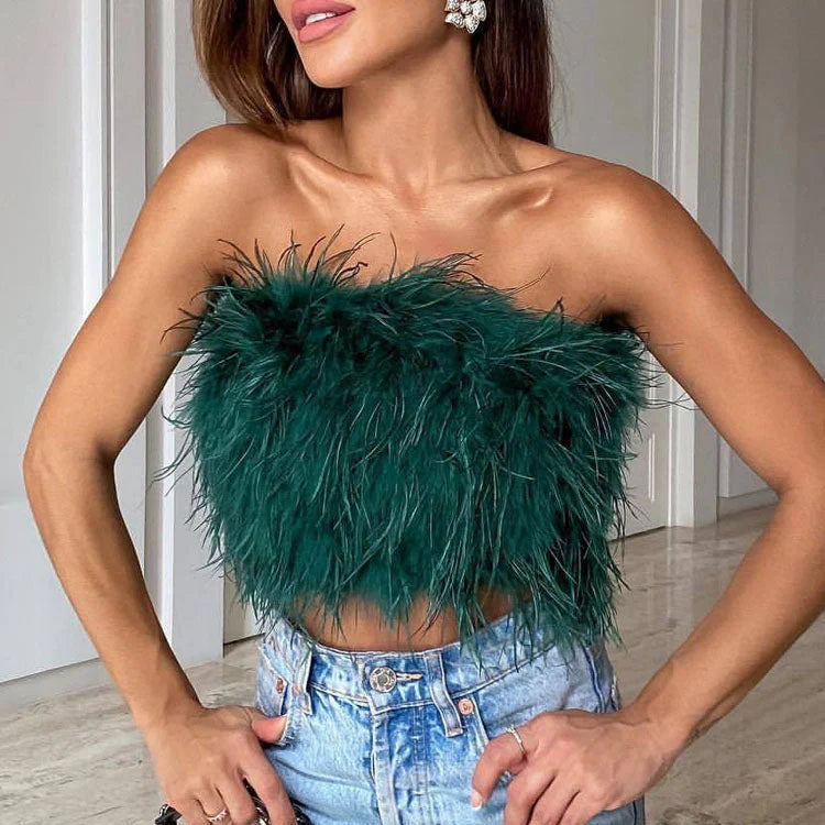 Women's Strapless Summer Party Top-Omni Prime Goods