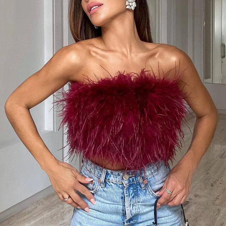 Women's Strapless Summer Party Top-Omni Prime Goods