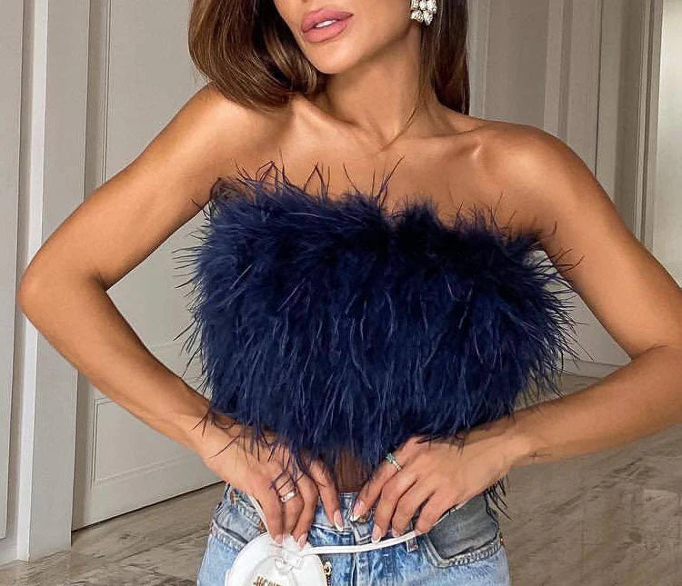 Women's Strapless Summer Party Top-Omni Prime Goods
