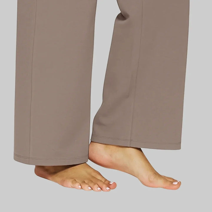 Women's Stretch High Rise Tapered Dress Pants-Omni Prime Goods