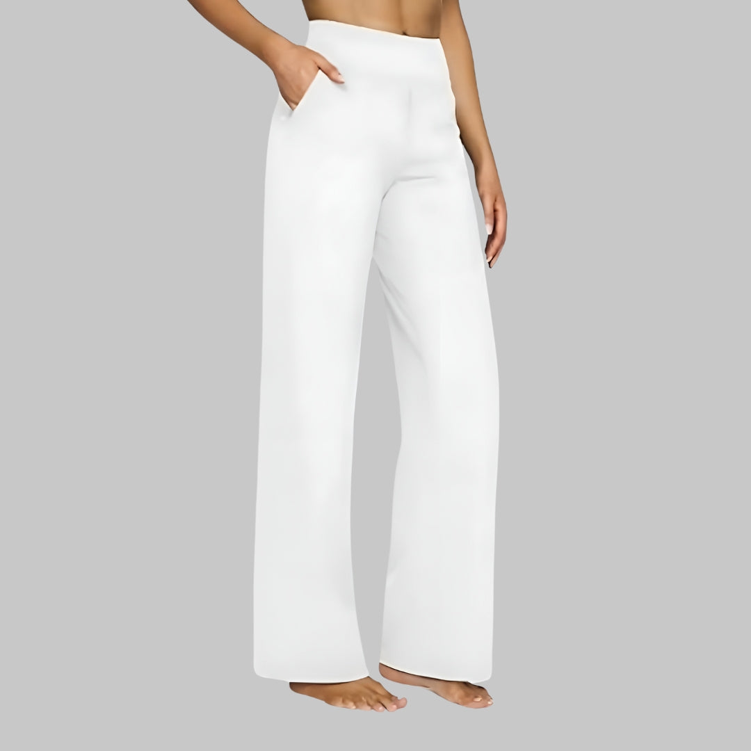 Women's Stretch High Rise Tapered Dress Pants-Omni Prime Goods