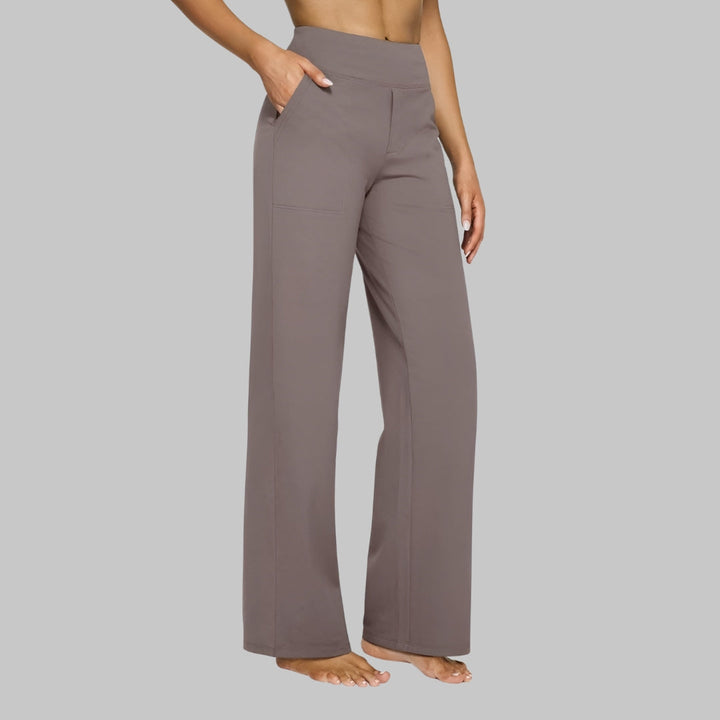 Women's Stretch High Rise Tapered Dress Pants-Omni Prime Goods
