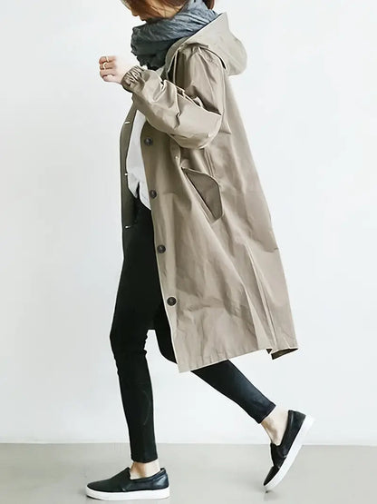 Women’s Stylish Outdoor Trench Coat | Versatile for All Activities-Omni Prime Goods