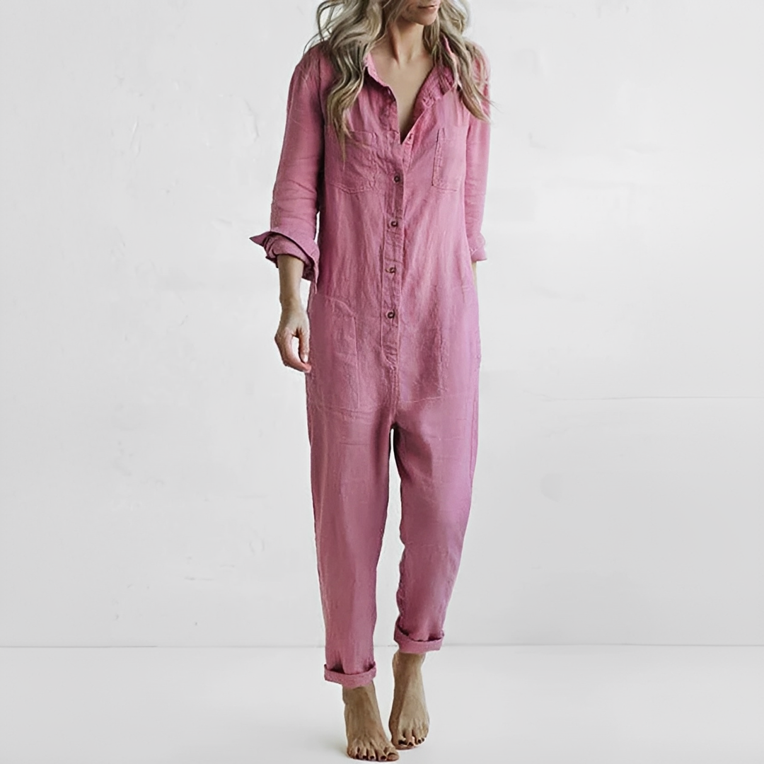 Women's Summer Long Sleeve Jumpsuit-Omni Prime Goods