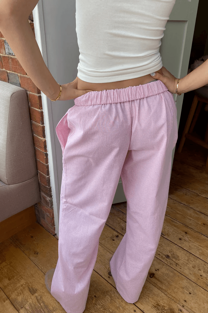 Women's Summer Trousers with Elastic Waistband-Omni Prime Goods
