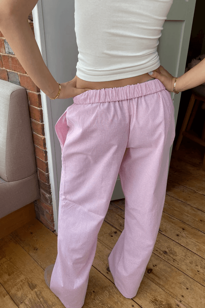 Women's Summer Trousers with Elastic Waistband-Omni Prime Goods