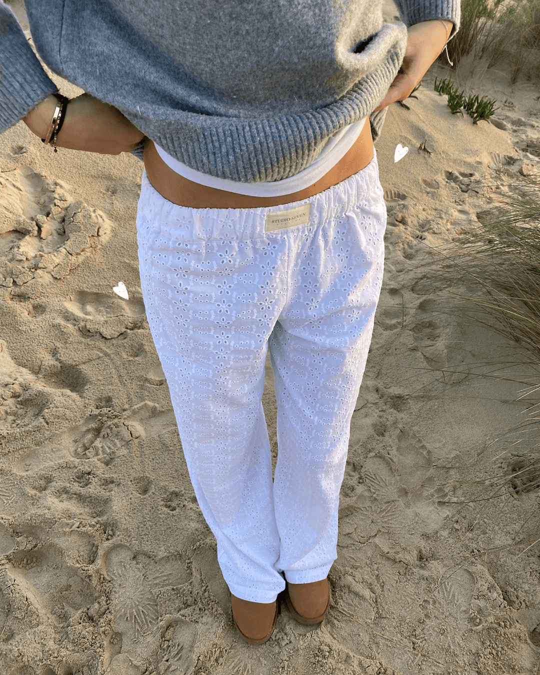 Women's Summer Trousers with Elastic Waistband-Omni Prime Goods
