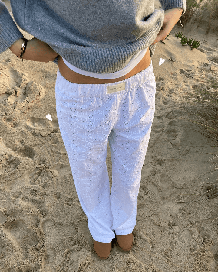 Women's Summer Trousers with Elastic Waistband-Omni Prime Goods