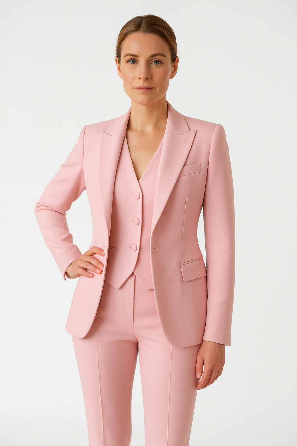 Women's Tailored Three-Piece Suit | Chic and Elegant Outfit