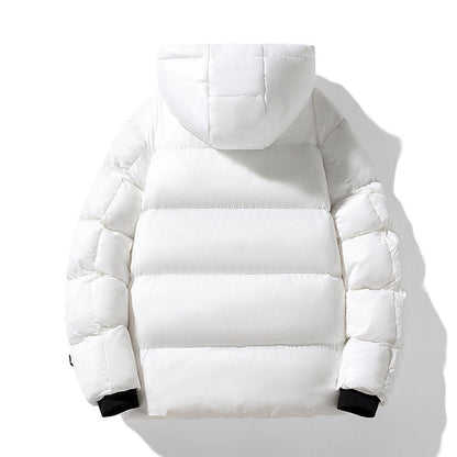Chaqueta de invierno impermeable, térmica y con capucha para hombre, para uso diario
