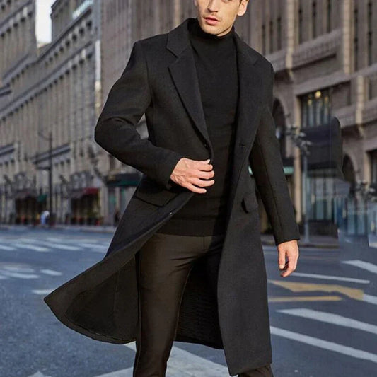 Cappotto invernale impermeabile da uomo, isolante e con tasche