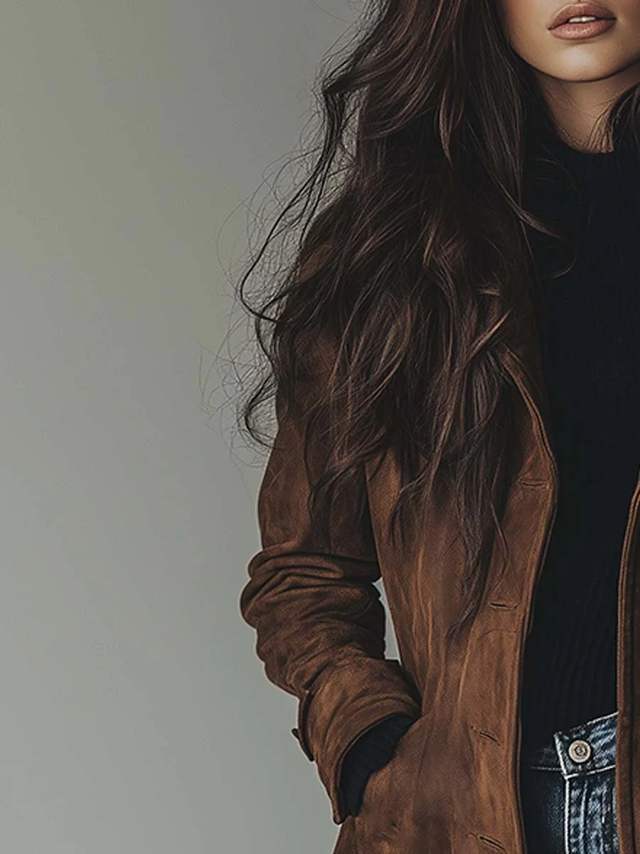 Women's Classic Vintage Look Trench Coat