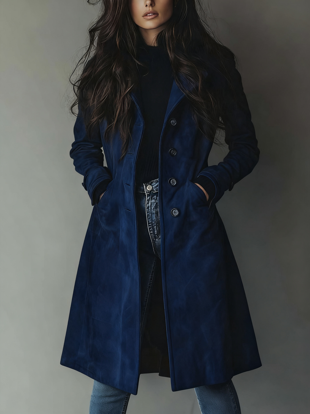 Women's Classic Vintage Look Trench Coat