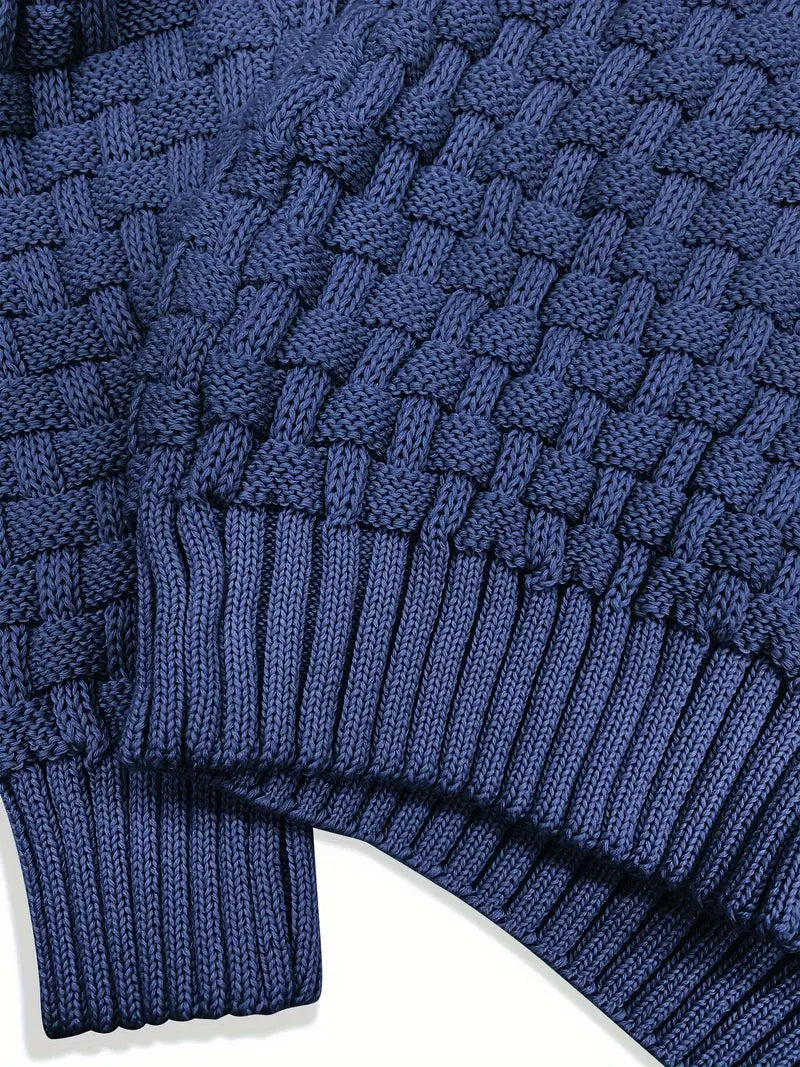 Men's Essential Knit Sweater - Soft and Versatile Design