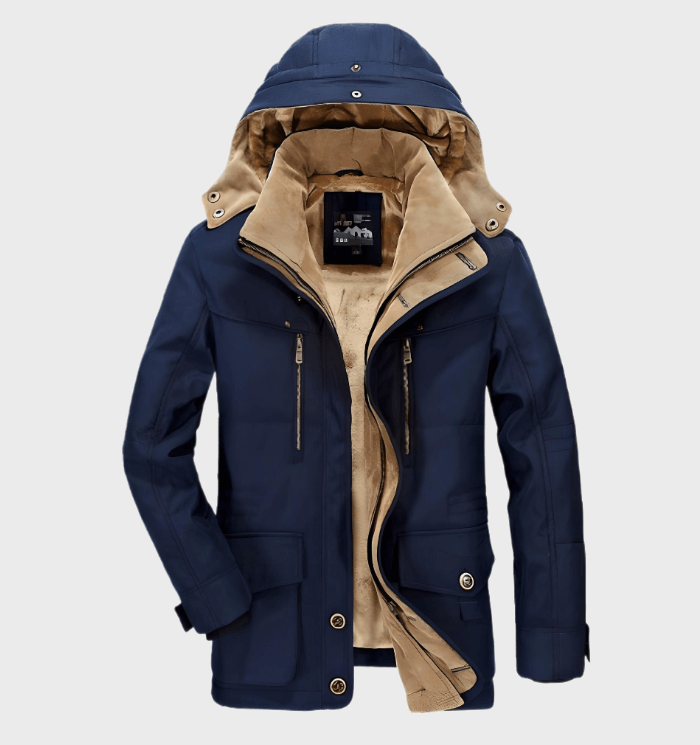Men's Waterproof and Breathable Warm Winter Jacket