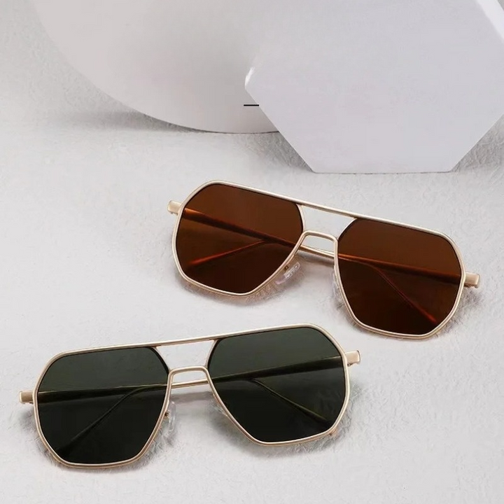 Men's Stainless Steel Pilot Sunglasses - High Quality Design