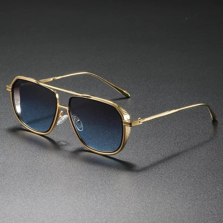 Men's Classic Pilot Sunglasses with Gradient Lenses