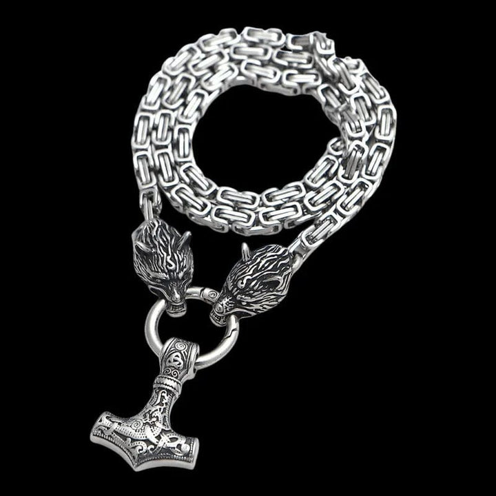 Men's Viking-Inspired Protection Necklace