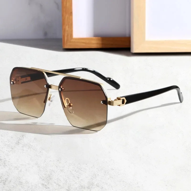 Men's Geometric Fashion Sunglasses