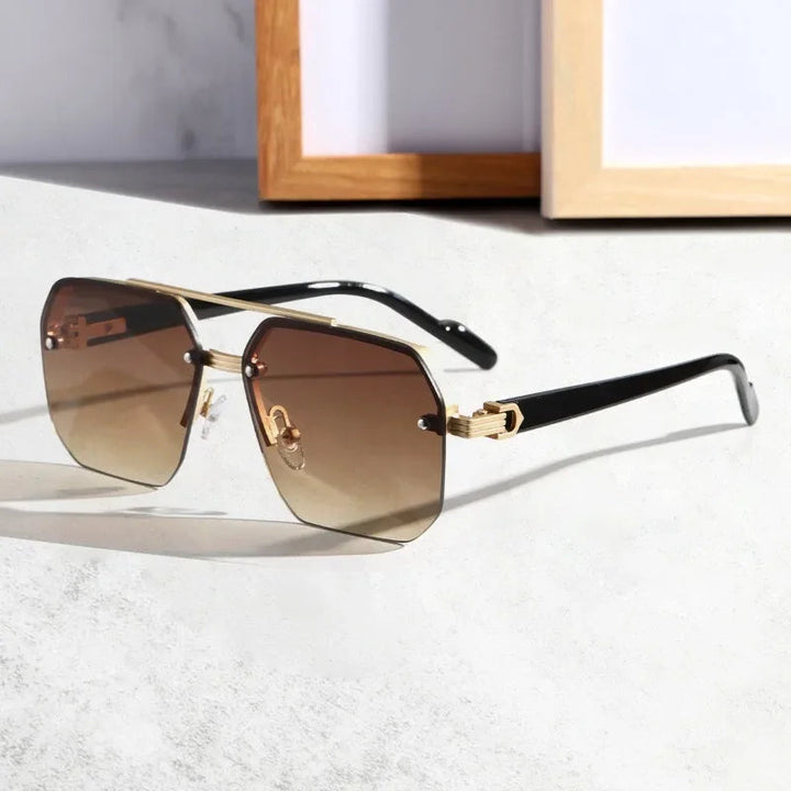Men's Geometric Fashion Sunglasses