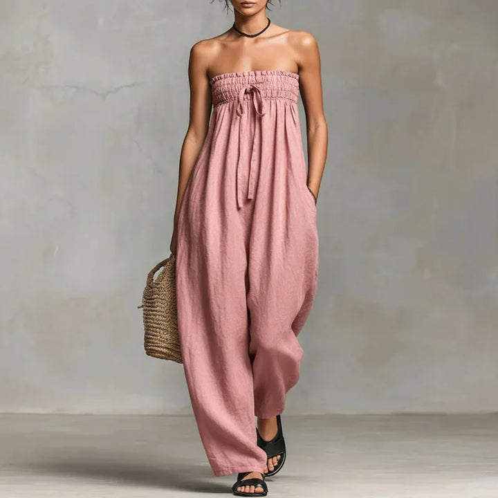 Zafira | Women's Off Shoulder Jumpsuit-Omni Prime Goods