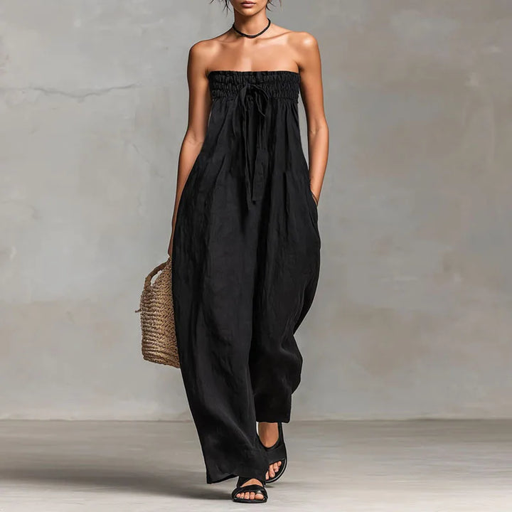 Zafira | Women's Off Shoulder Jumpsuit-Omni Prime Goods
