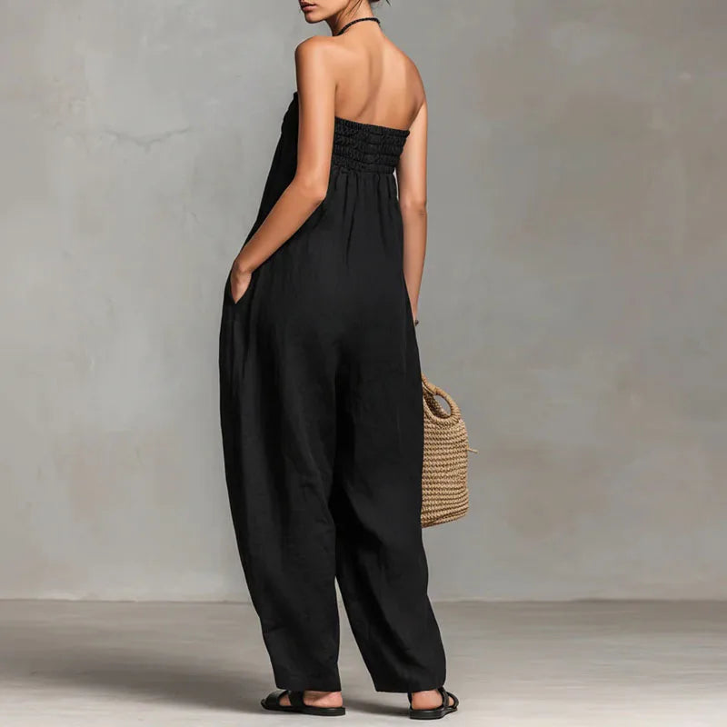 Zafira | Women's Off Shoulder Jumpsuit-Omni Prime Goods