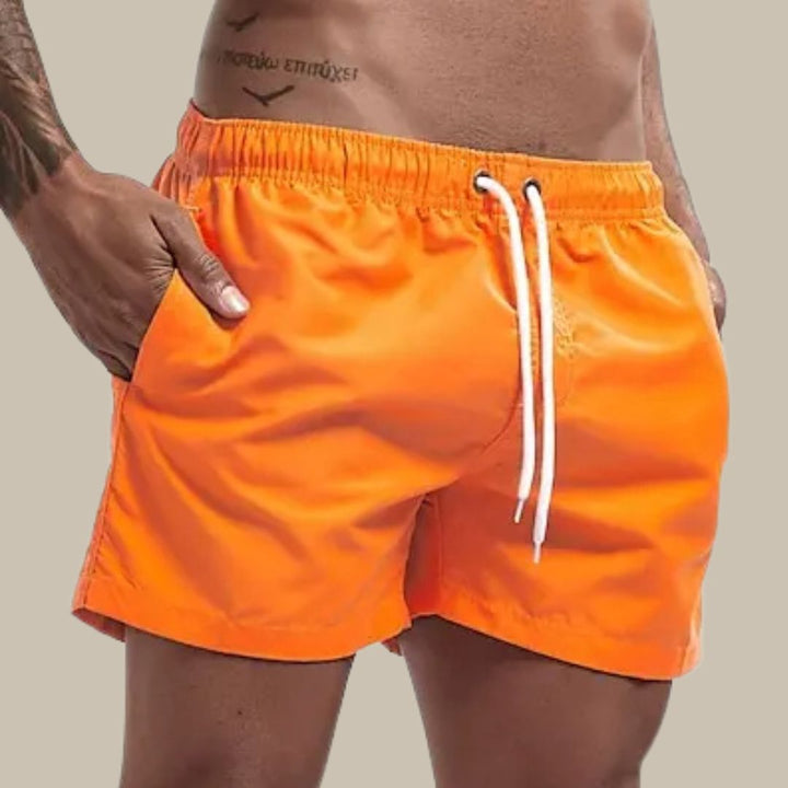 John | Men's Quick-Drying Basic Swim Shorts