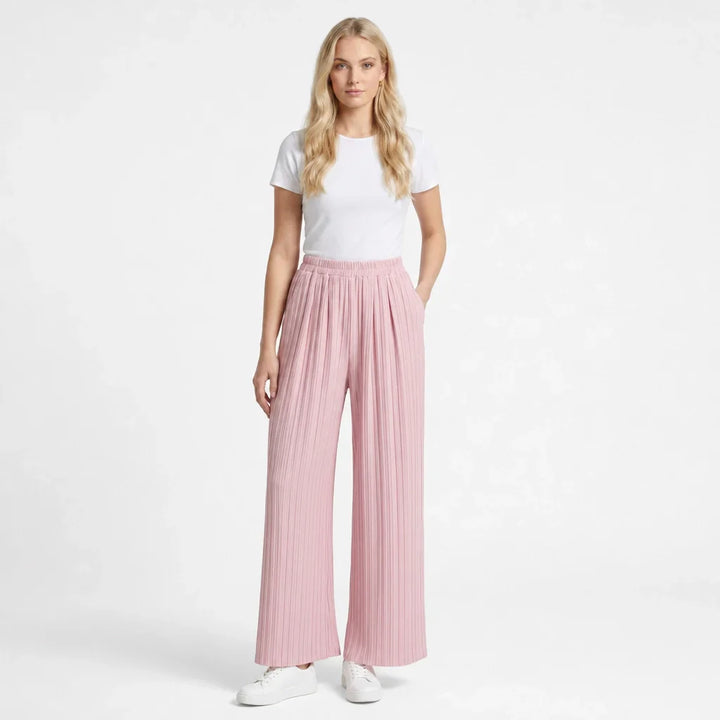 Zoya | Women's Pleated Trousers-Omni Prime Goods