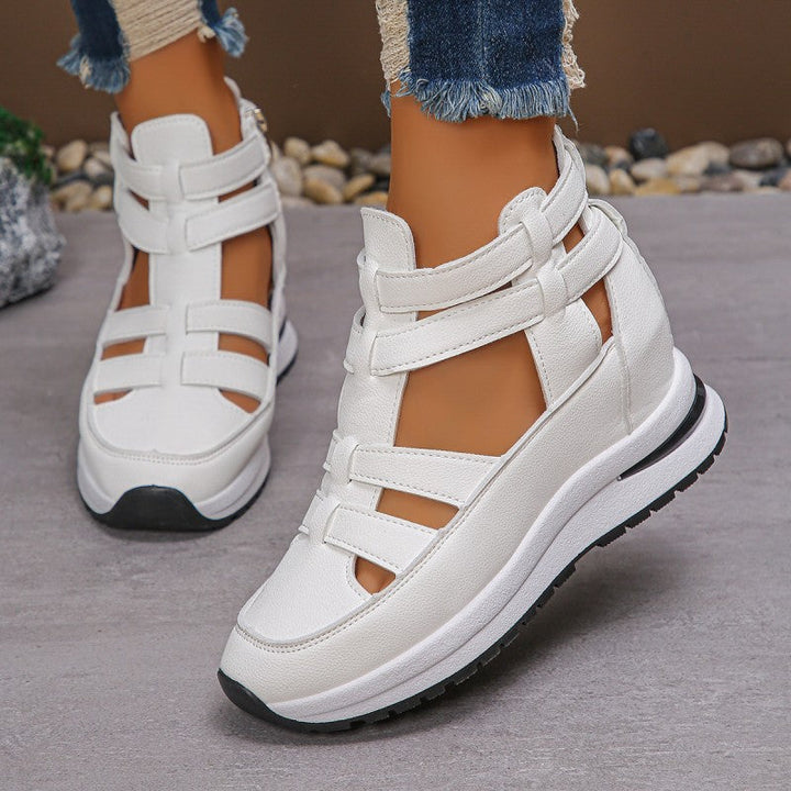 Light Wedge Sandals | Women's Comfortable Side Zipper Footwear