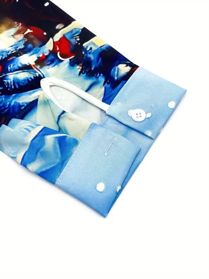 Men's Christmas Shirt | Santa Graphic Design