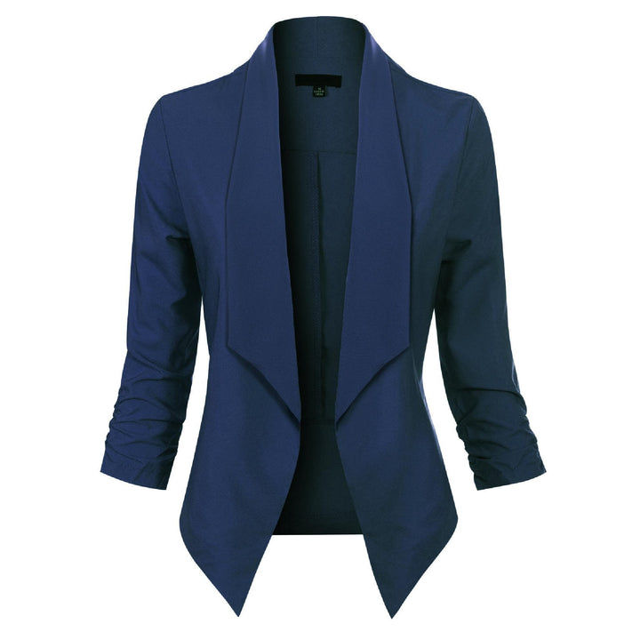 Women's Long Sleeve Open-Front Blazer